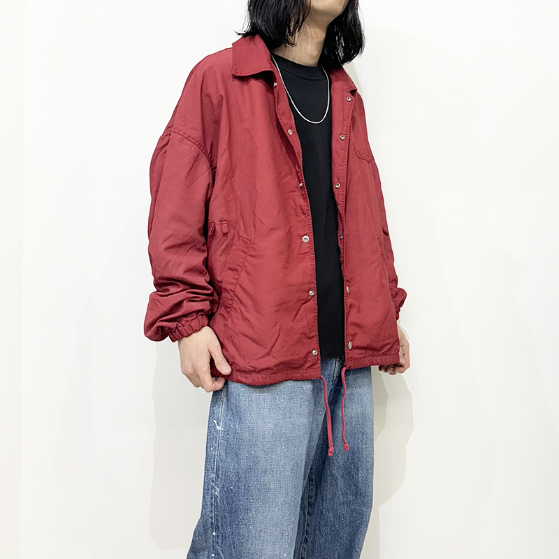refomed [ H-M-D CORDLOOP COACH JACKET ] RED