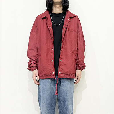 refomed [ H-M-D CORDLOOP COACH JACKET ] RED