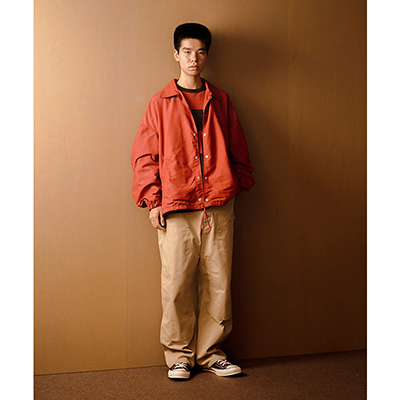 refomed [ H-M-D CORDLOOP COACH JACKET ] RED