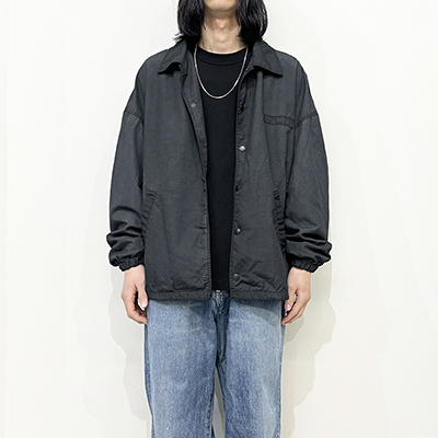 refomed [ H-M-D CORDLOOP COACH JACKET ] BLACK