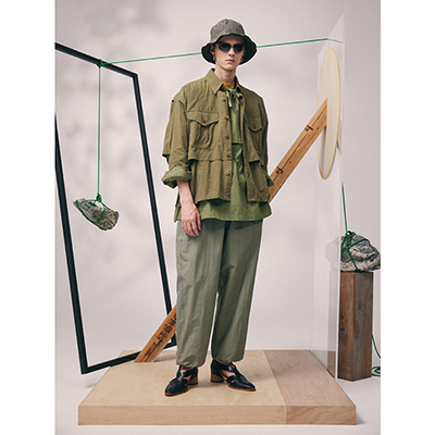 Sasquatchfabrix. [ UTILITY VENTILATION SHIRT ] OLIVE