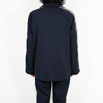 Sasquatchfabrix. [ LACE TAPE RAPEL JACKET ] NAVY