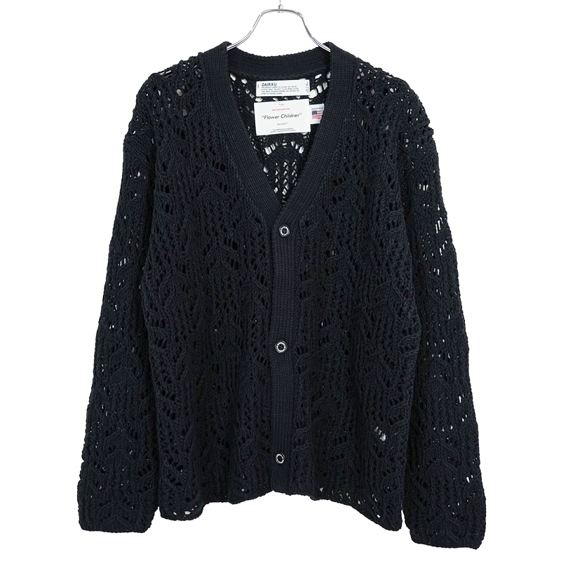 DAIRIKU [ Flower Pattern Hand Knitting Cardigan ] | ロイド・エフ ...