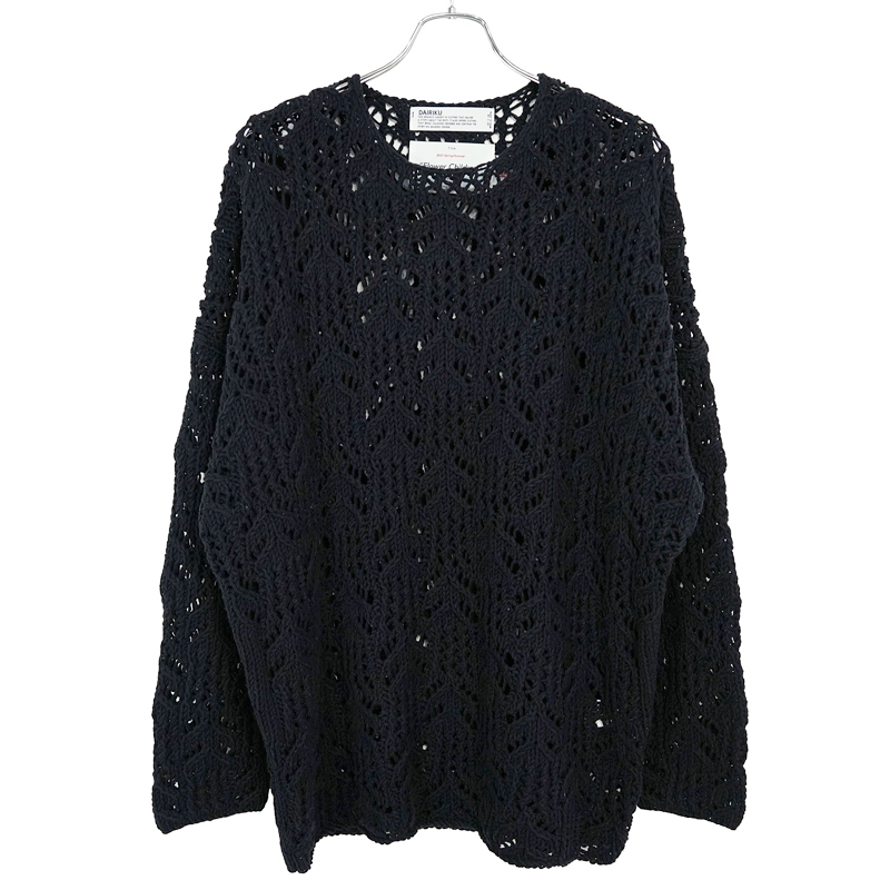 DAIRIKU [ Flower Pattern Hand Knitting ] Night | ロイド・エフ 