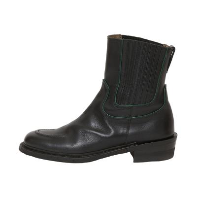 MATSUFUJI [ U-tip Piping Boots ] BLACK