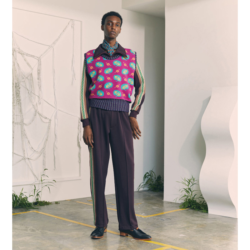 Sasquatchfabrix. [ LACE TAPE TRACK JACKET ] BORDEAUX | ロイド