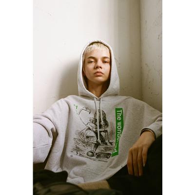 ESSAY [ OVERSIZED PRINT HOODIE (TS-1) ] ALICE