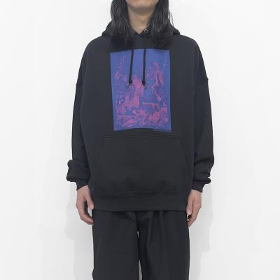 ESSAY [ OVERSIZED PRINT HOODIE (TS-1) ] SHOWER OF CARDS