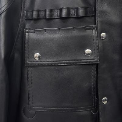 DAIRIKU [ "Jerome" 4PKT Leather Moto Jacket ] Black