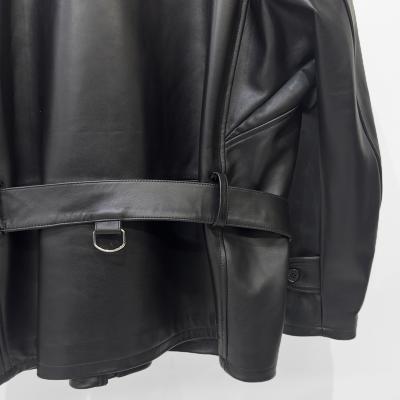 DAIRIKU [ "Jerome" 4PKT Leather Moto Jacket ] Black
