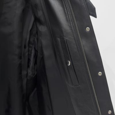 DAIRIKU [ "Jerome" 4PKT Leather Moto Jacket ] Black