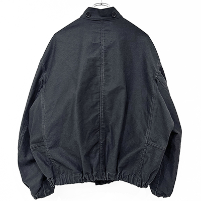 DAIRIKU [ Mole Skin Military Jacket ] Wash Black