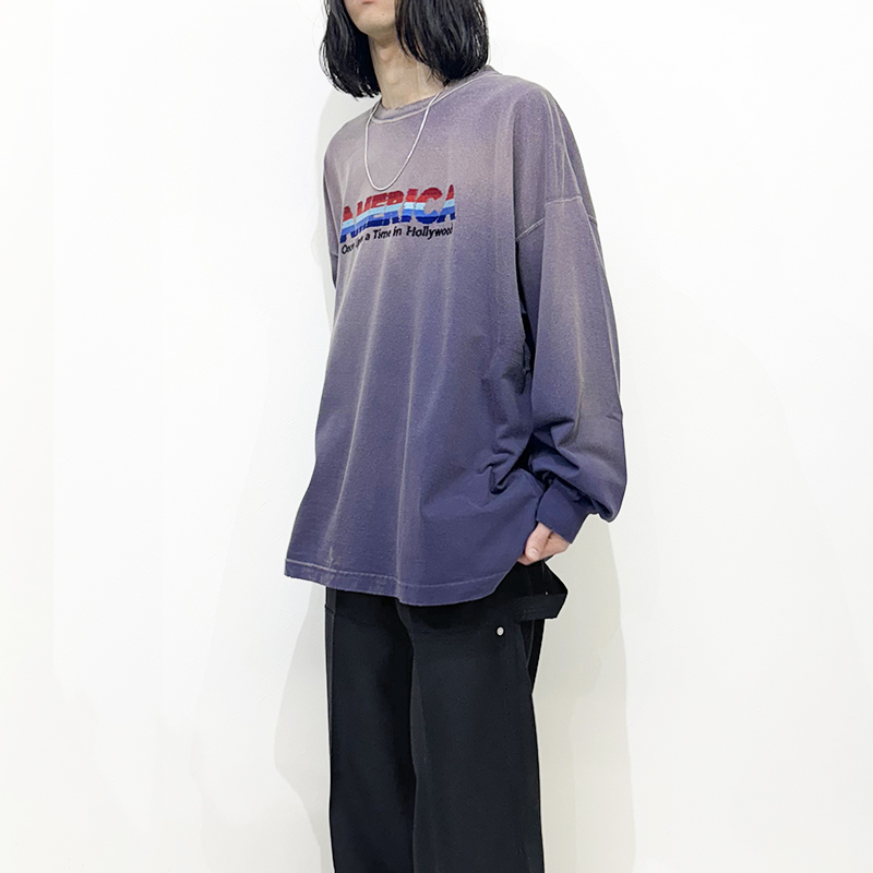 dairiku AMERICA'Vintage Sunburn Tee ネイビー