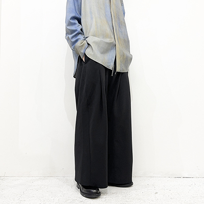 SHINYAKOZUKA [ KNITTED BAGGY ] BLACK