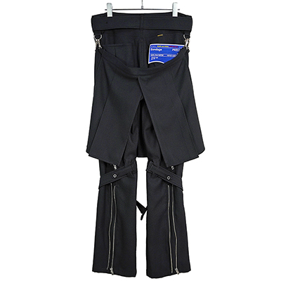 DAIRIKU [ "Bondage" Pressed Pants ] Black