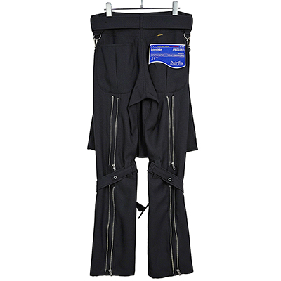 DAIRIKU [ "Bondage" Pressed Pants ] Black