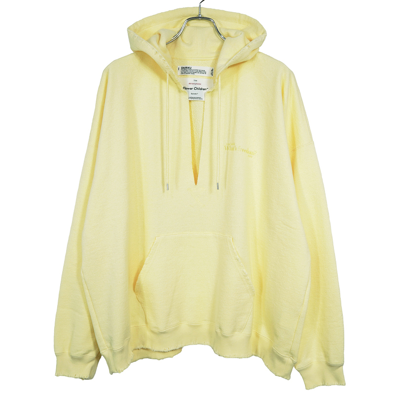 DAIRIKU [ "Water Repellent" Skipper Cut off Hoodie    ロイド