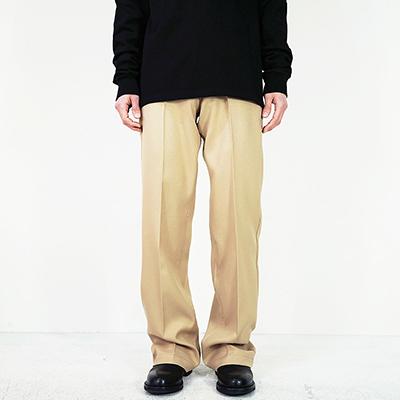 DAIRIKU [ "Straight" Pressed Pants ] Beige