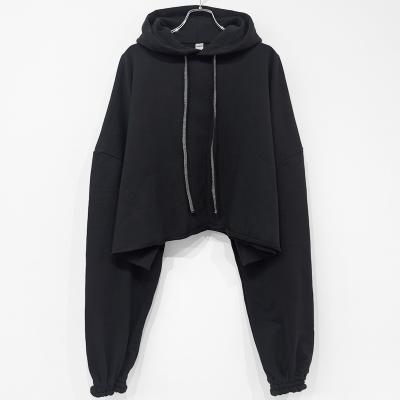 SHINYAKOZUKA [ ORDINARY SHORT GIANT HOODIE ] COLOURLESS BLACK