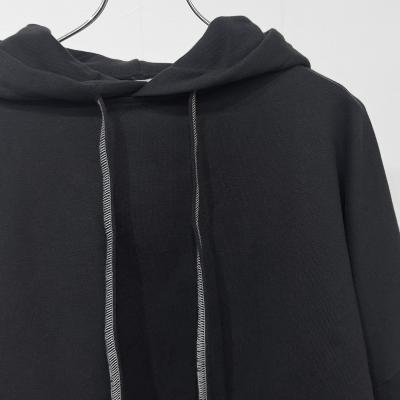 SHINYAKOZUKA [ ORDINARY SHORT GIANT HOODIE ] COLOURLESS BLACK