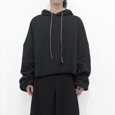 SHINYAKOZUKA [ ORDINARY SHORT GIANT HOODIE ] COLOURLESS BLACK
