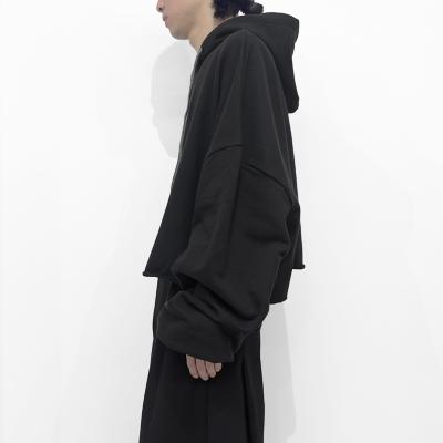 SHINYAKOZUKA [ ORDINARY SHORT GIANT HOODIE ] COLOURLESS BLACK