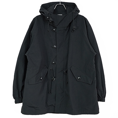 MATSUFUJI [ Nylon Hooded Coat ] BLACK