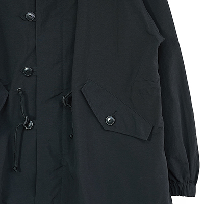 MATSUFUJI [ Nylon Hooded Coat ] BLACK