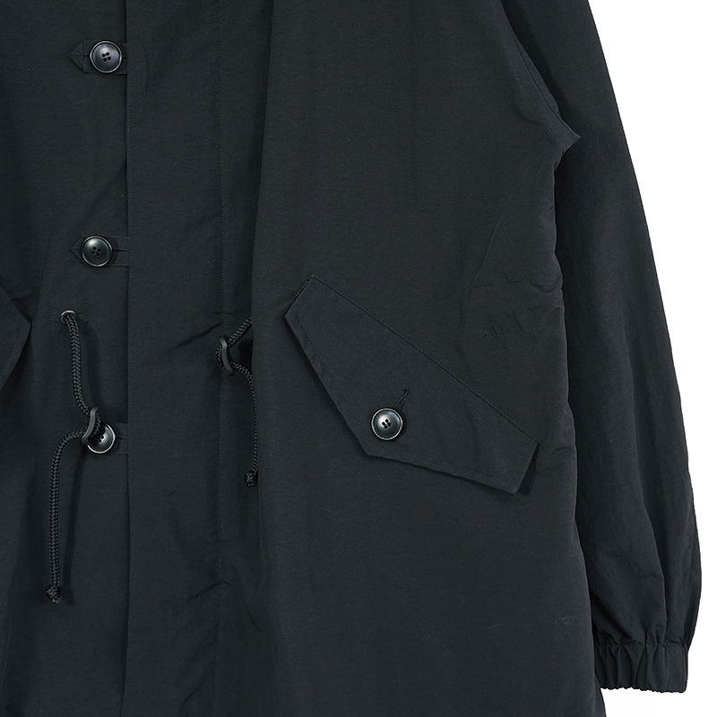 MATSUFUJI [ Nylon Hooded Coat ] BLACK | ロイド・エフダブリュー (LLOYD FW)