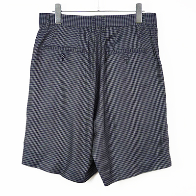 MATSUFUJI [ Cupra Check  Short Trousers ] GRN×NVY