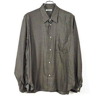 MATSUFUJI [ Cupra Check Utility Shirt ] BRN×IVO