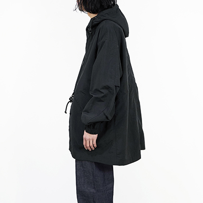 MATSUFUJI [ Nylon Hooded Coat ] BLACK