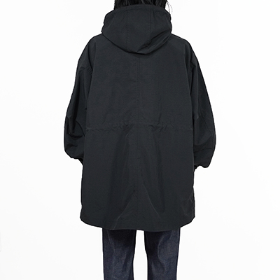 MATSUFUJI [ Nylon Hooded Coat ] BLACK