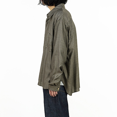 MATSUFUJI [ Cupra Check Utility Shirt ] BRN×IVO