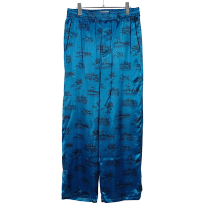 MATSUFUJI [ "DAYDREAM" Printed Trousers ] BLUE