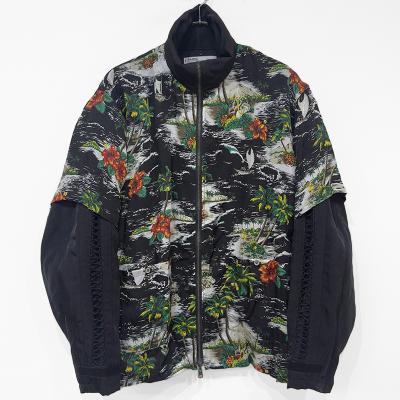 DAIRIKU [ "Astronaut" Code Jacket & Aloha Shirt ] Black&Black