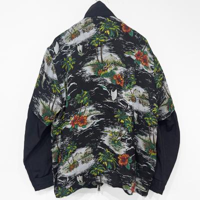 DAIRIKU [ "Astronaut" Code Jacket & Aloha Shirt ] Black&Black