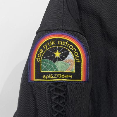 DAIRIKU [ "Astronaut" Code Jacket & Aloha Shirt ] Black&Black