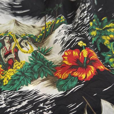 DAIRIKU [ "Astronaut" Code Jacket & Aloha Shirt ] Black&Black