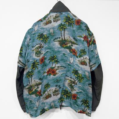 DAIRIKU [ "Astronaut" Code Jacket & Aloha Shirt ] Khaki&Blue