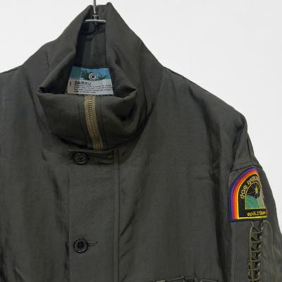DAIRIKU [ "Astronaut" Code Jacket & Aloha Shirt ] Khaki&Blue