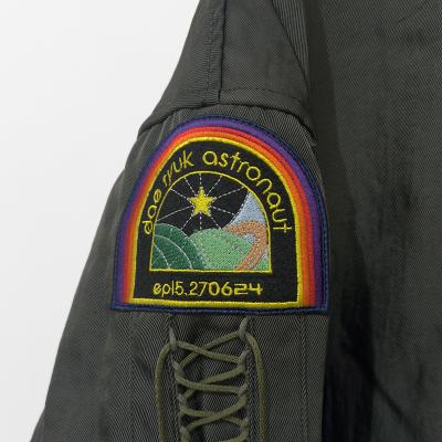 DAIRIKU [ "Astronaut" Code Jacket & Aloha Shirt ] Khaki&Blue