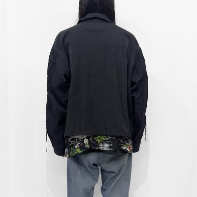 DAIRIKU [ "Astronaut" Code Jacket & Aloha Shirt ] Black&Black