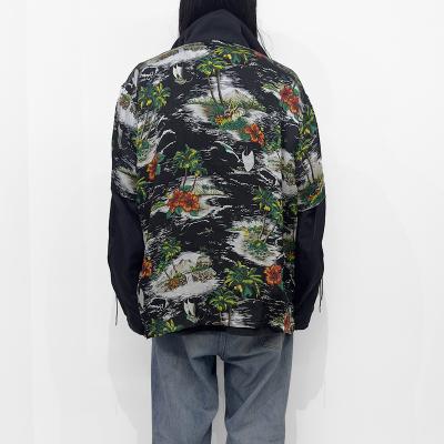 DAIRIKU [ "Astronaut" Code Jacket & Aloha Shirt ] Black&Black