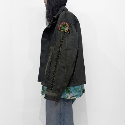 DAIRIKU [ "Astronaut" Code Jacket & Aloha Shirt ] Khaki&Blue