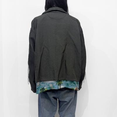 DAIRIKU [ "Astronaut" Code Jacket & Aloha Shirt ] Khaki&Blue