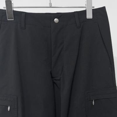 MATSUFUJI [ Water Repellent Wide Cargo Trousers ] BLACK