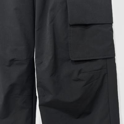 MATSUFUJI [ Water Repellent Wide Cargo Trousers ] BLACK