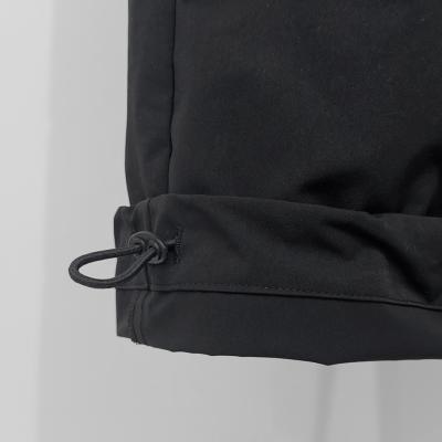 MATSUFUJI [ Water Repellent Wide Cargo Trousers ] BLACK
