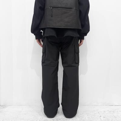 MATSUFUJI [ Water Repellent Wide Cargo Trousers ] BLACK